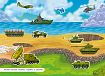 Айфолика. Развивающие многоразовые наклейки. Военная техника